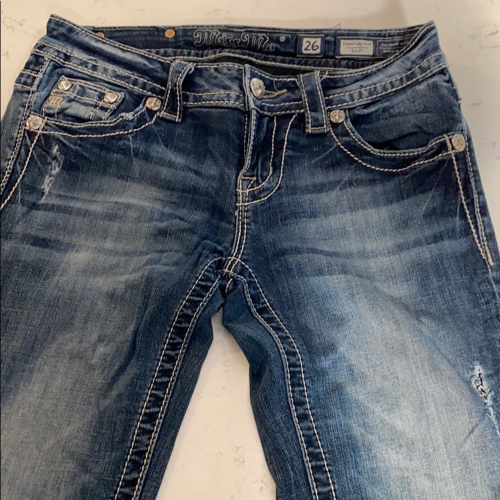 Miss Me, size 26 boot cup jeans